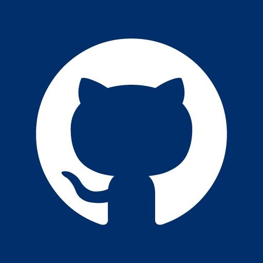 github logo (blue)